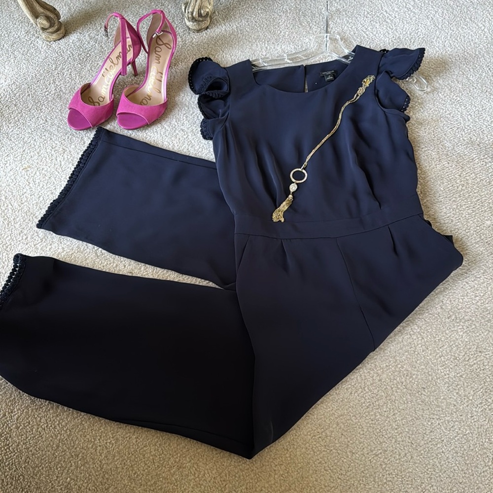 Anne Taylor Wide Leg Jumpsuit